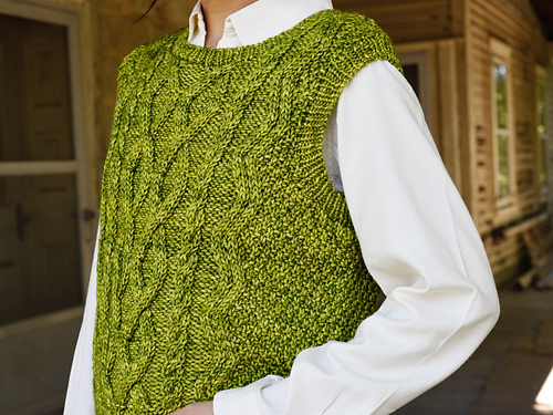 Clara Cables Vest - Amy Gunderson