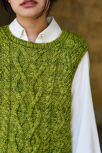 Clara Cables Vest - Amy Gunderson