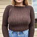 Ridge Sideways Sweater pattern 