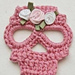 Skull & Hand Signs Appliques pattern 