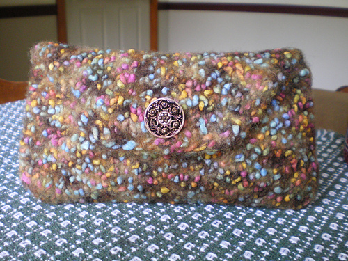 Felted Evening Clutch photo 1