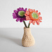 Mini Vase with Flowers pattern 