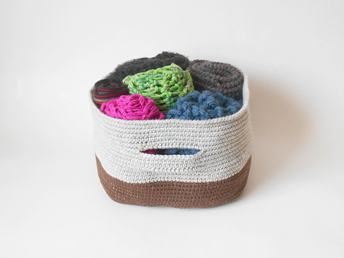Bicolor basket photo 1