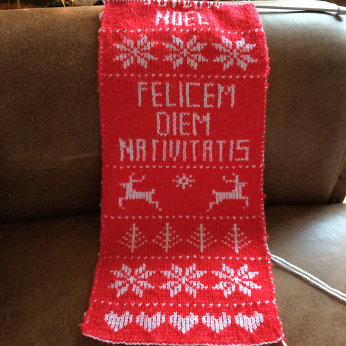 Fair isle Christmas Table Runner photo 1