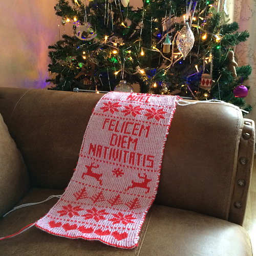 Fair isle Christmas Table Runner photo 4