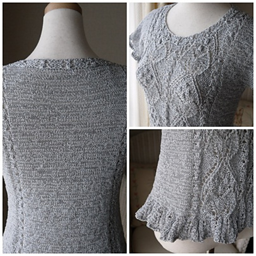 p.63 Ladies' Frilly Pullover 다른 모습 1