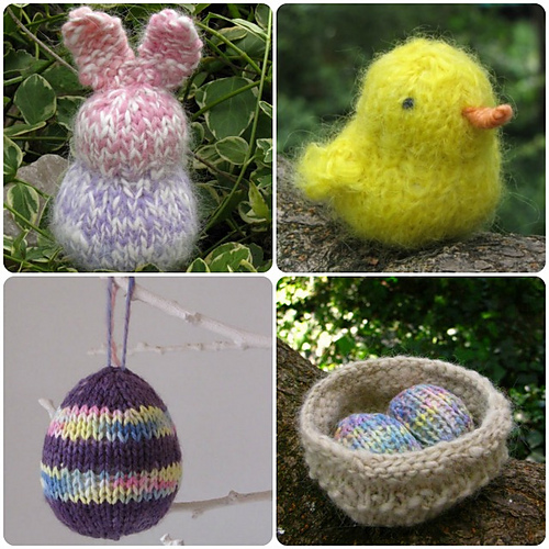 Ravelry Easter Knits from Linda Dawkins patterns