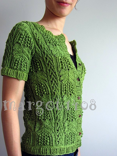 #04 Elegant Short-sleeve Cardigan 다른 모습 4
