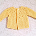 Chloe Garter Stitch Baby Jacket pattern 