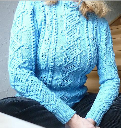 #16 Relief Pattern Turtleneck Pullover 다른 모습 2