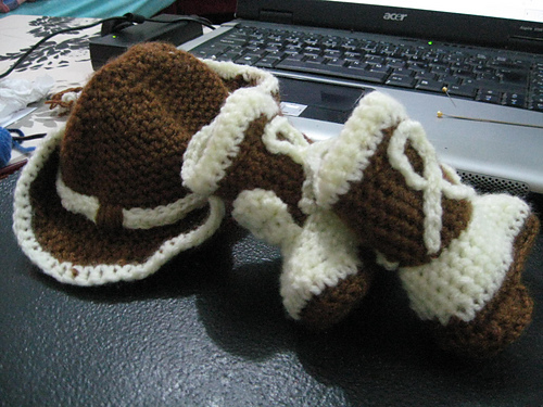 Baby Cowboy Booties photo 5