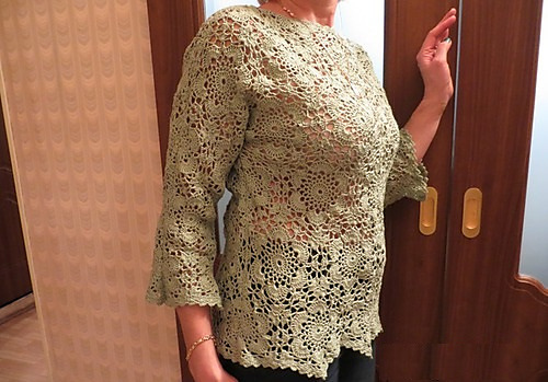 Lace-bluse fra motiv - Marina Zvirgzdina