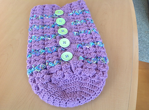 Button-Up Baby Cocoon and Hat photo 3