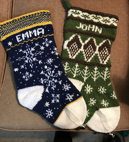 Snowflakes Xmas Stocking photo 3