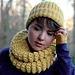Bonnet côtes perlées pattern 