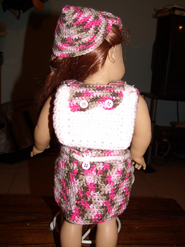 Cargo Skirt Outfit w/ Backpack- 18" Doll photo 4