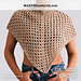 Cabrini Granny Stripe Poncho pattern 