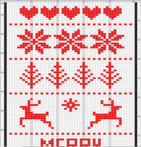 Fair isle Christmas Table Runner photo 8