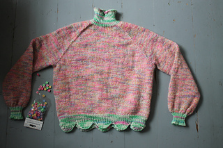 before adding beads...
