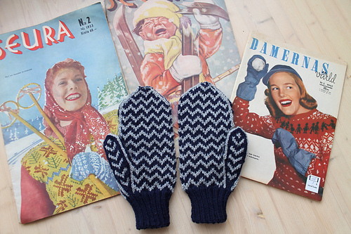 Women's Norwegian Mittens No. 623 photo 3