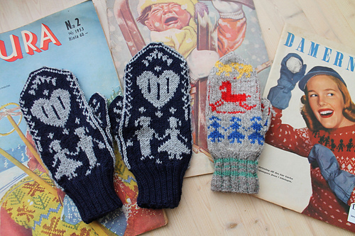 Women's Norwegian Mittens No. 623 photo 2