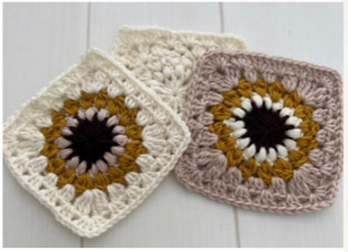 Sunflower Granny Square