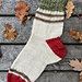 Sockan Girlang, Garland Socks pattern 
