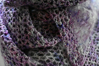 at night the stellia gives it a little glow while the mohair provides a halo effect, just lovely