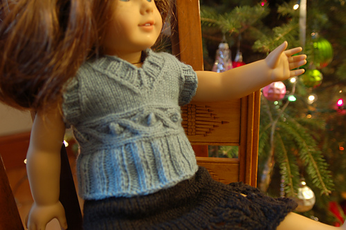 American Girl Cable Waist Vest photo 1