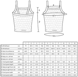 DK size chart