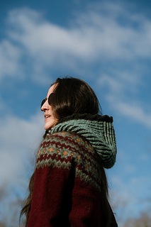 worsted weight, cowl option, CC out