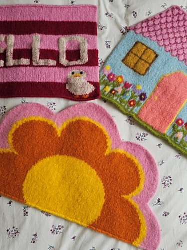 Ravelry: Felted Door Mat Collection pattern by Maymade Knits