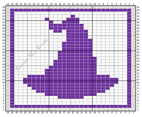 Witch's Hat Tunisian Dishcloth photo 3