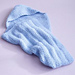 Hooded Seed Stitch Baby Blanket 10537AD pattern