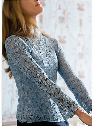 Oriel Lace Sjal - Interweave