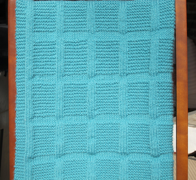 Ravelry Knit/Purl Baby Blanket pattern by Morehouse Designs
