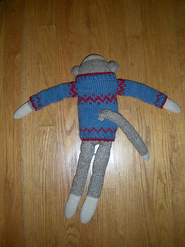 Sweater for a sock monkey photo 2