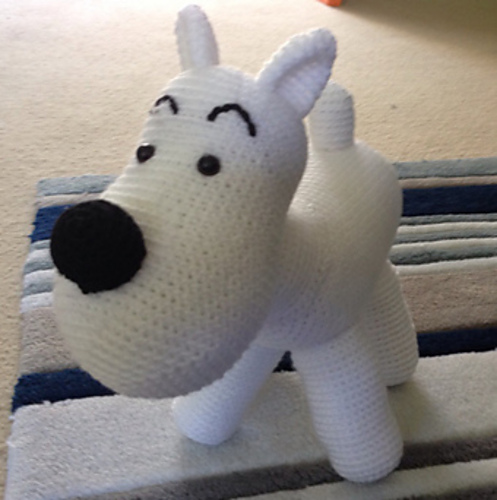 Snowy hunden, inspirert av Tin Tin - Melanie Loy