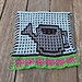 Watering Can Mosaic Dishcloth pattern 