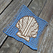Clamshell Mosaic Dishcloth pattern