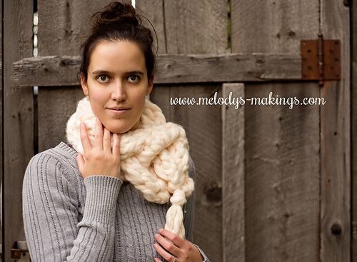 Braided Scarf ~ Crochet Version photo 2