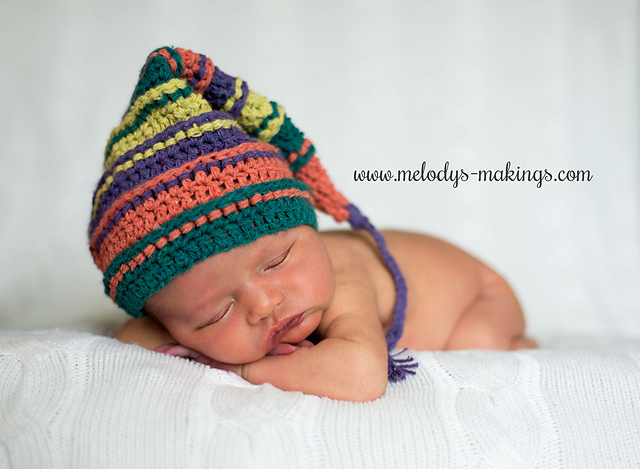 Theo's Scrap Hat pattern by Melody Rogers