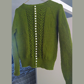 Before washing & blocking