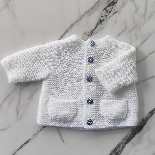 Ravelry Joyous Baby Cardigan pattern by Sandra Magalhães