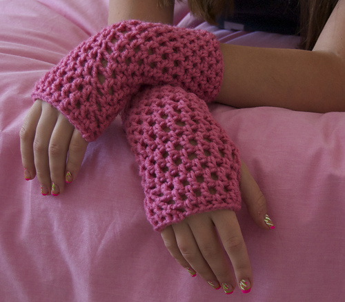 Openwork Fingerless Gloves photo 1