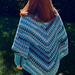 Feather Stitch Sleeved Poncho pattern 