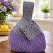 Petal & Stone Knot Bag pattern 