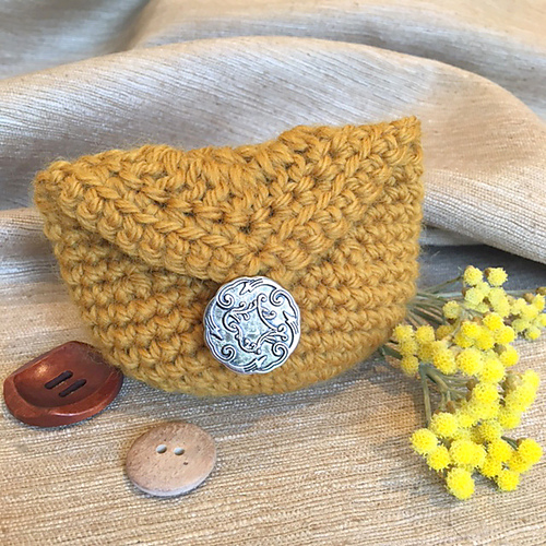 Coin Purse with Button photo 4