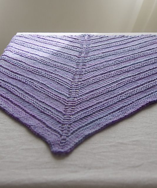 garter shawl