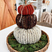 Chunky Herringbone Pumpkins pattern 